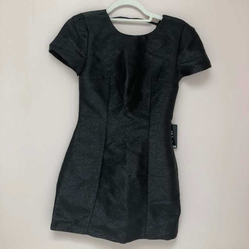 NWT Express Sparkly Black Dress